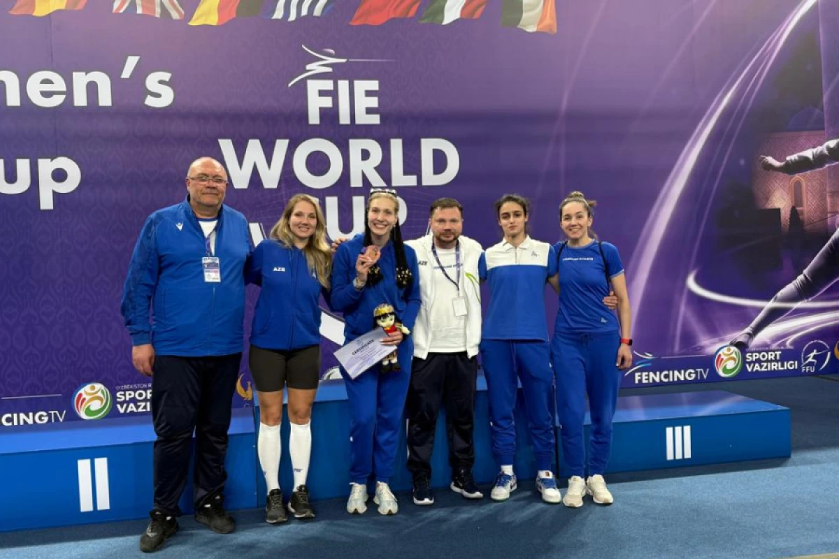 Azərbaycan sablyaçısı Palina Kaspiaroviç Daşkənddə bürünc medal qazandı