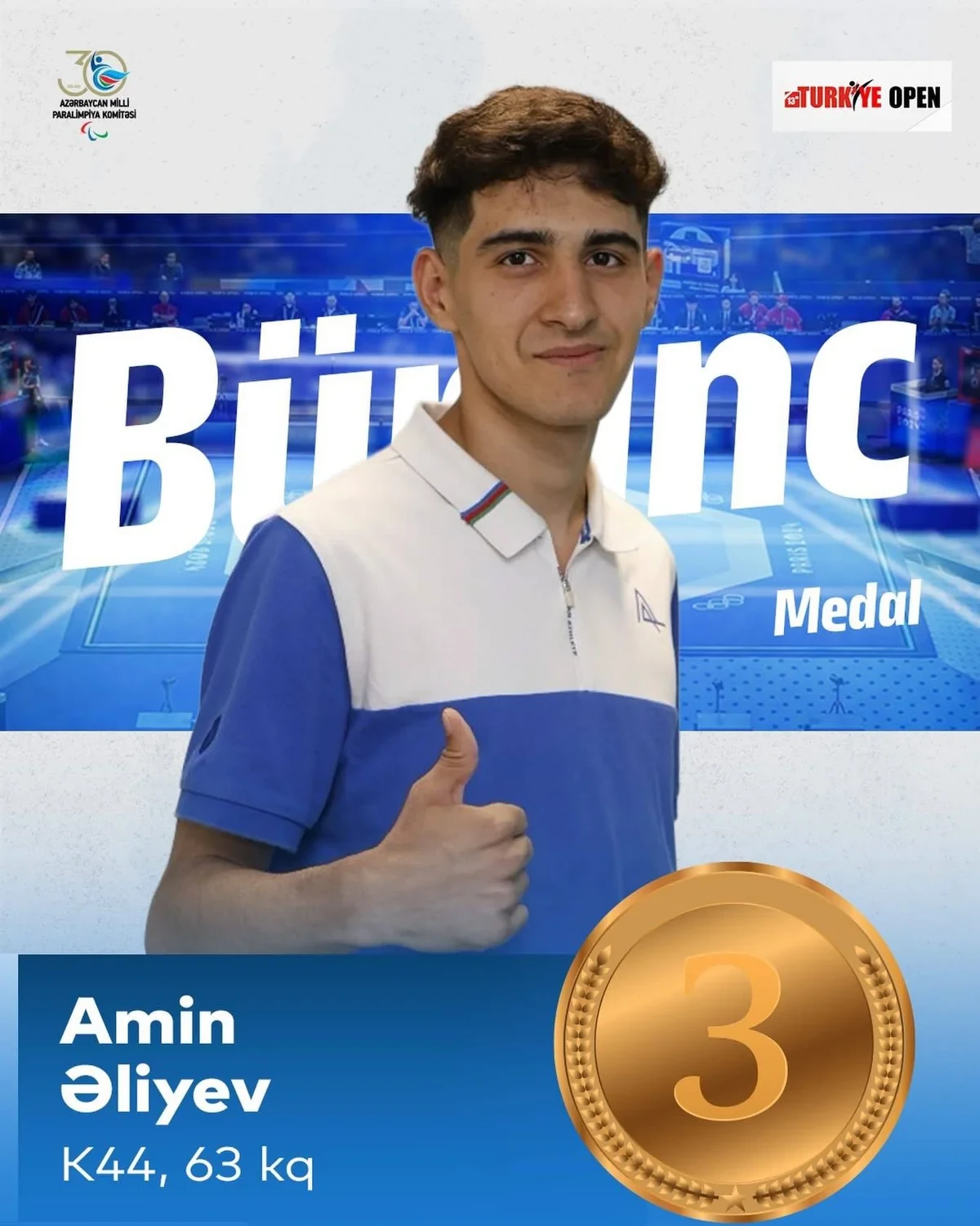 Parataekvondoçularımız Türkiyədə dörd medal qazandılar — 3
