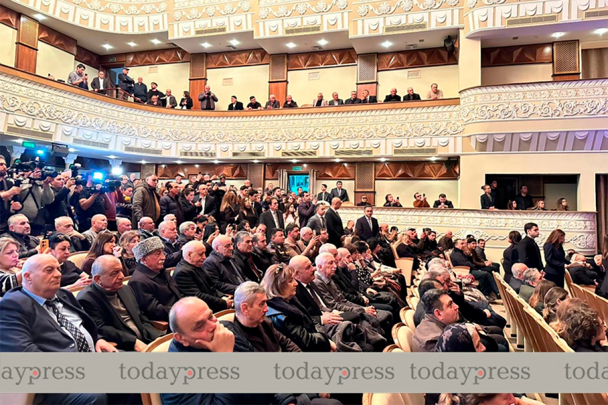 Rasim Balayevlə vida mərasimi keçirilir – FOTOLAR