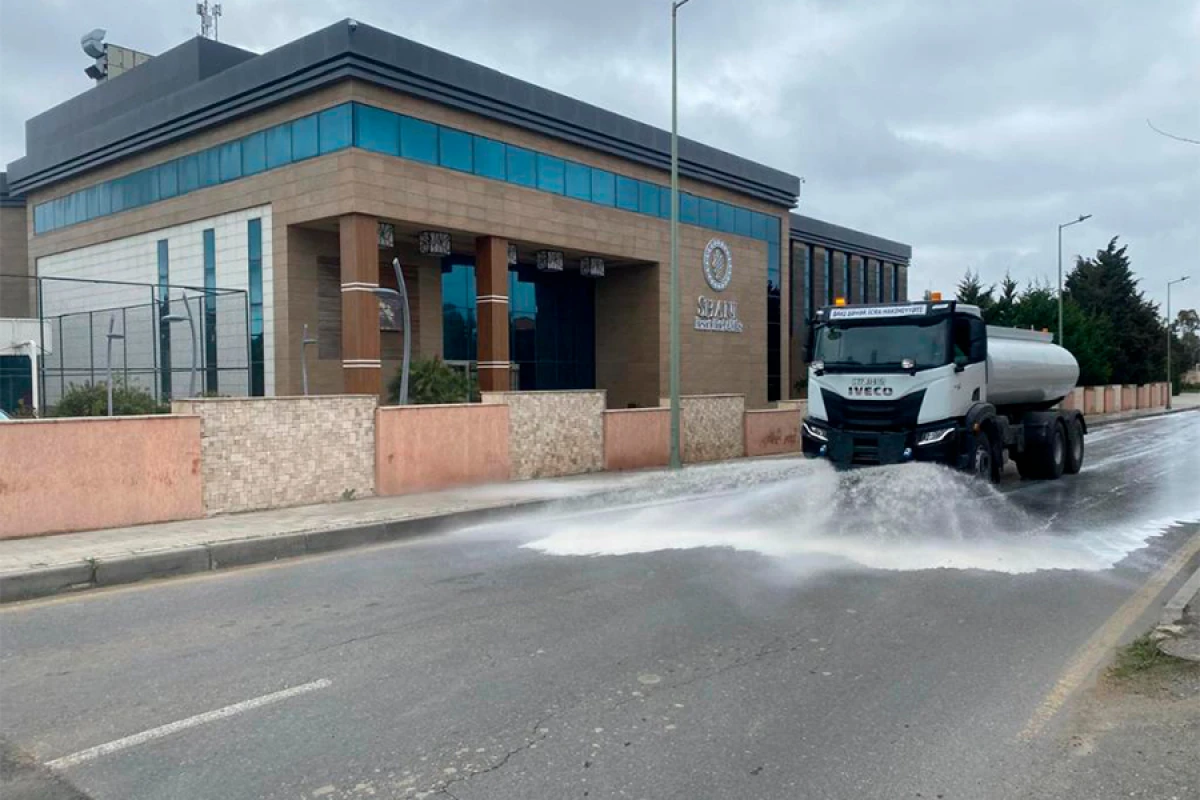 Güclü yağışdan sonra paytaxtda genişmiqyaslı daxili iməclik keçirildi
