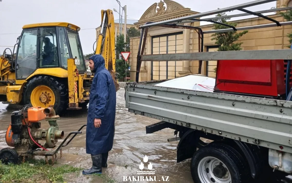 Bakıda yağışla bağlı bəzi yaşayış məkanlarının sakinləri hotellərə yerləşdirildi — 1