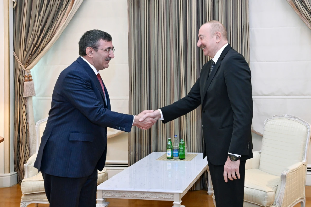 Prezident İlham Əliyev Cevdet Yılmazı qəbul etdi — 3