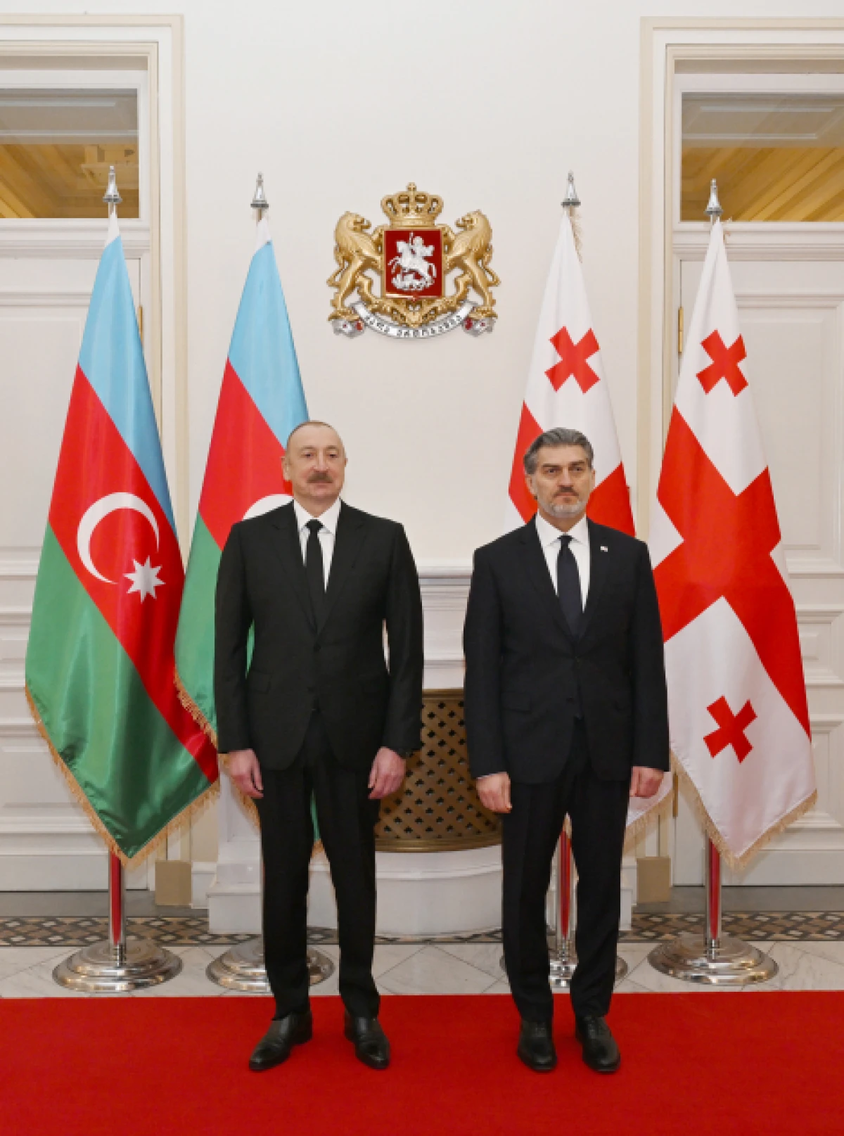 Prezident İlham Əliyevin Gürcüstanın Prezidenti ilə təkbətək görüşü oldu - YENİLƏNDİ — 4