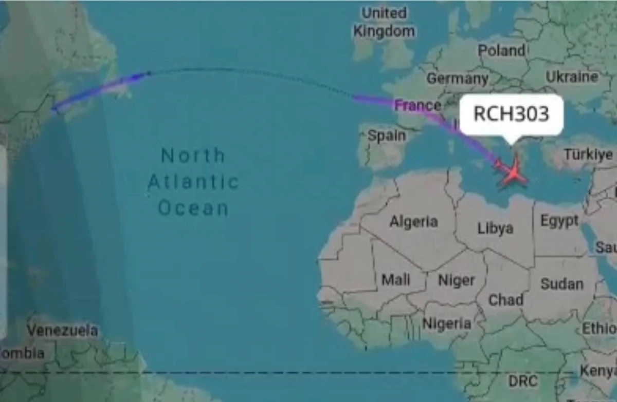 Atəşkəsə baxmayaraq, ABŞ ağır silahlarla dolu hərbi təyyarələri bölgəyə göndərir  - Flightradar