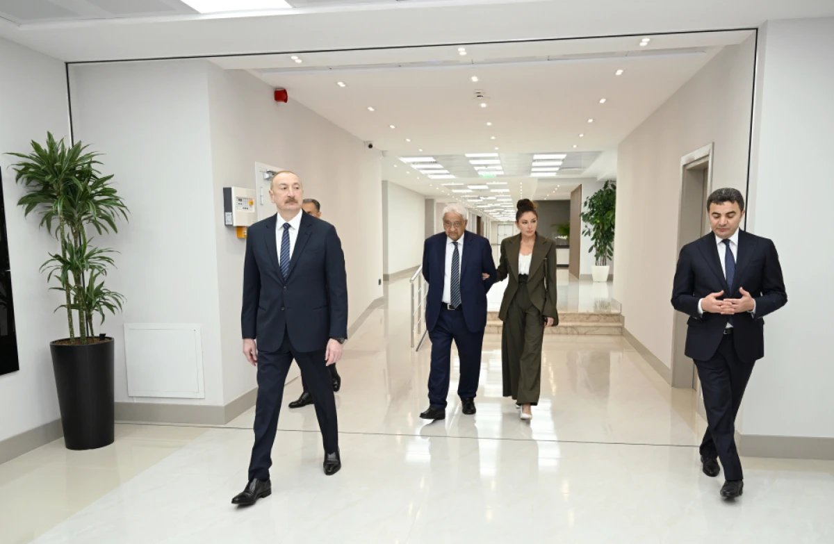 Prezident Milli Aviasiya Akademiyasında Beynəlxalq Təlim Mərkəzinin açılışında iştirak etdi — 7