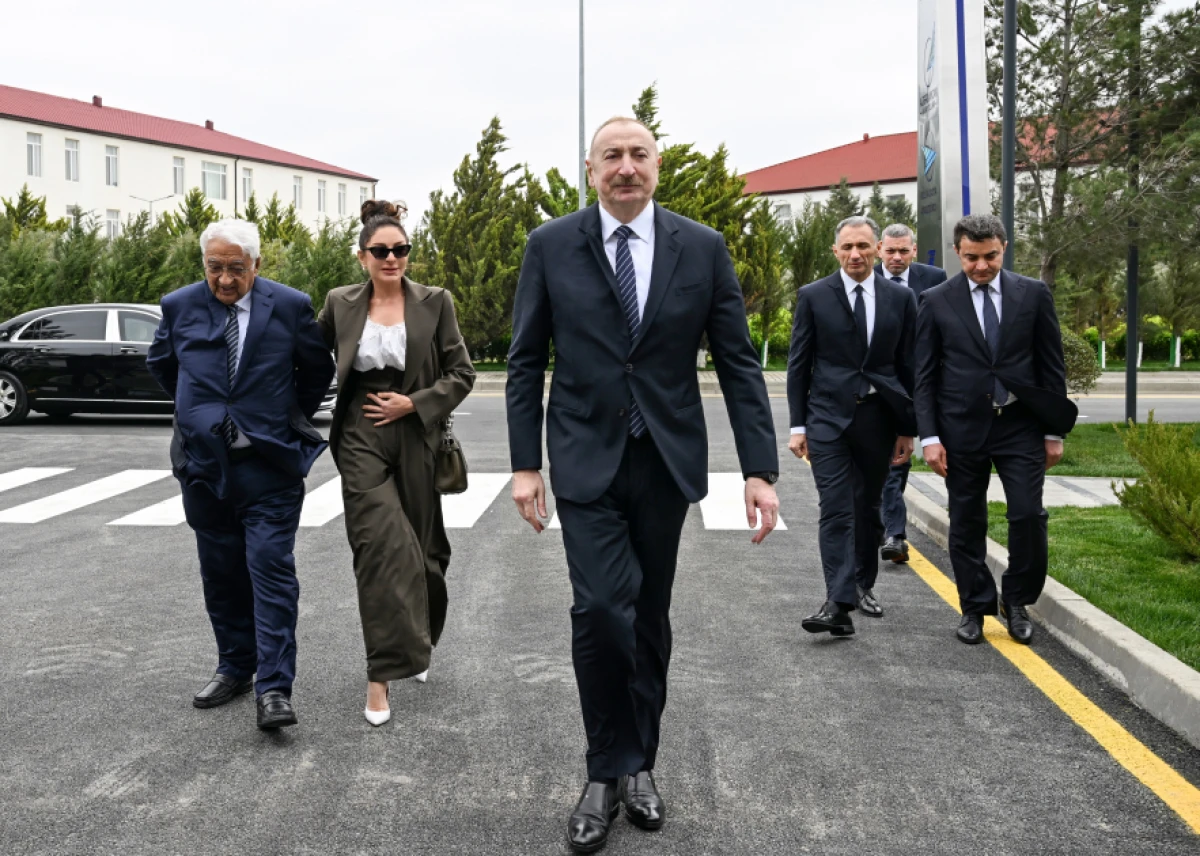 Prezident Milli Aviasiya Akademiyasında Beynəlxalq Təlim Mərkəzinin açılışında iştirak etdi — 9