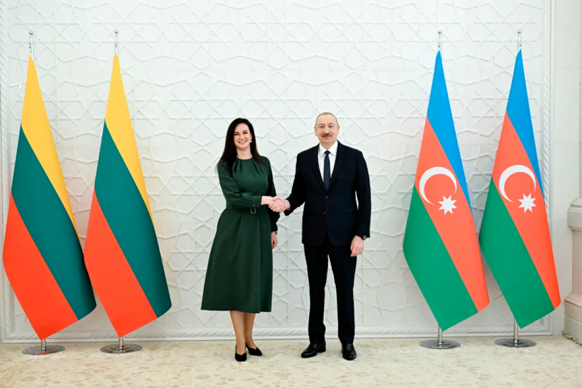 Prezident İlham Əliyev Litvanın Baş nazirini qəbul etdi