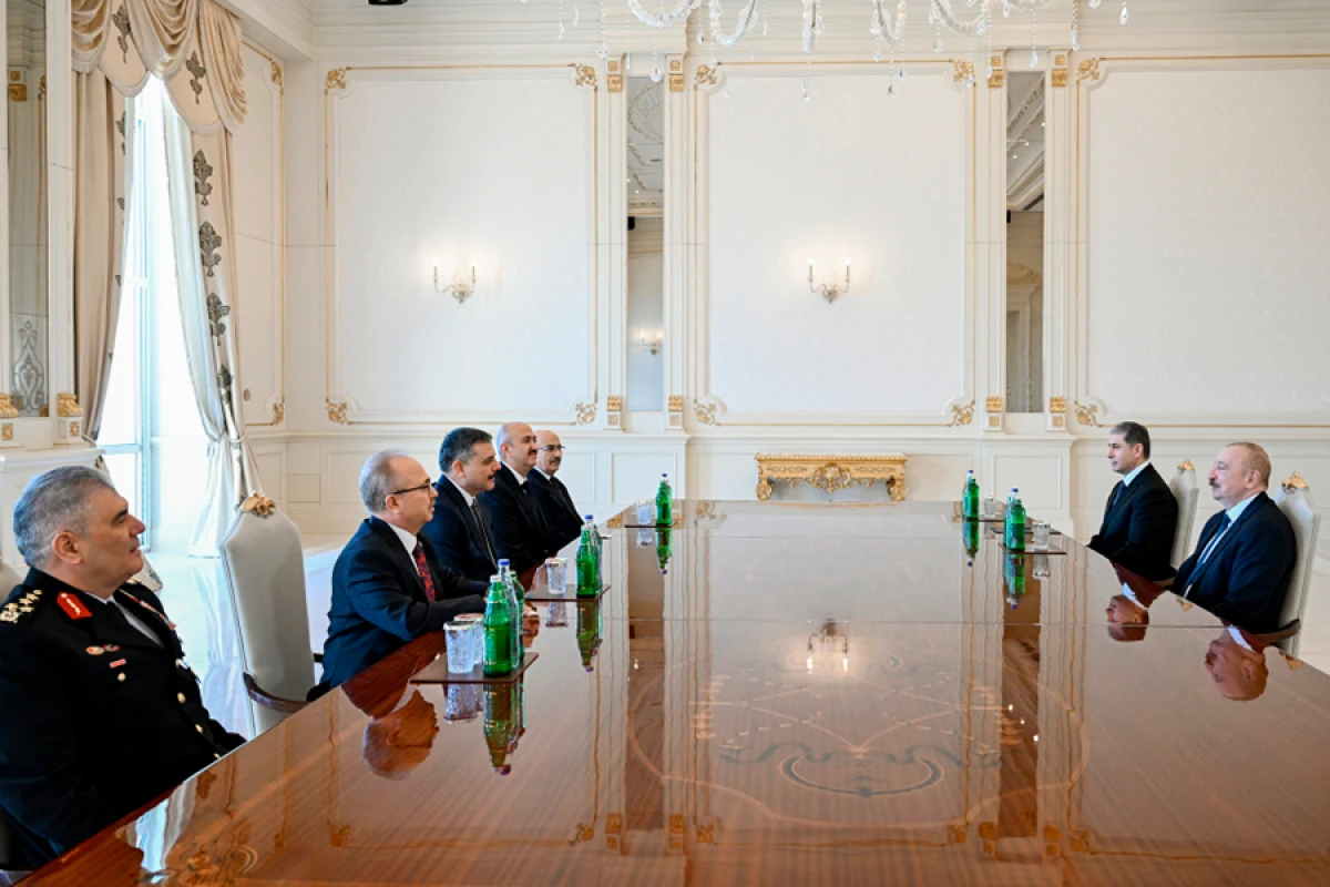 Prezident İlham Əliyev Türkiyənin daxili işlər nazirini qəbul etdi