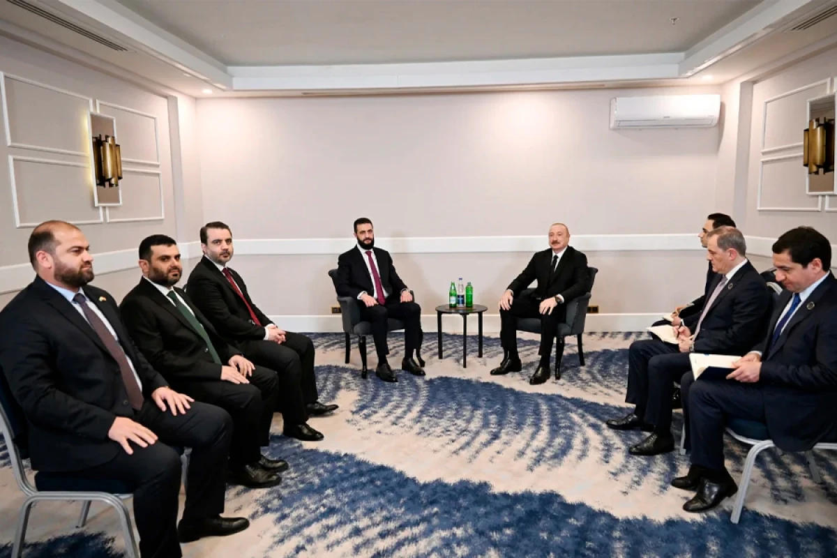 Prezident Antalyada Əhməd Əl Şaraa ilə görüşdü - YENİLƏNDİ