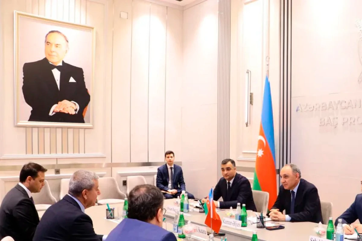 Kamran Əliyev Yusuf Kuzunun rəhbərlik etdiyi heyəti qəbul etdi