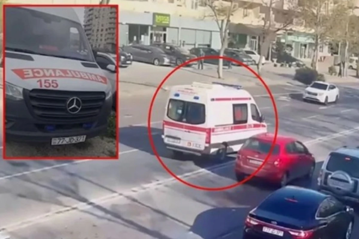 Qaydaları pozan təcili yardım sürücüsü həbs edildi