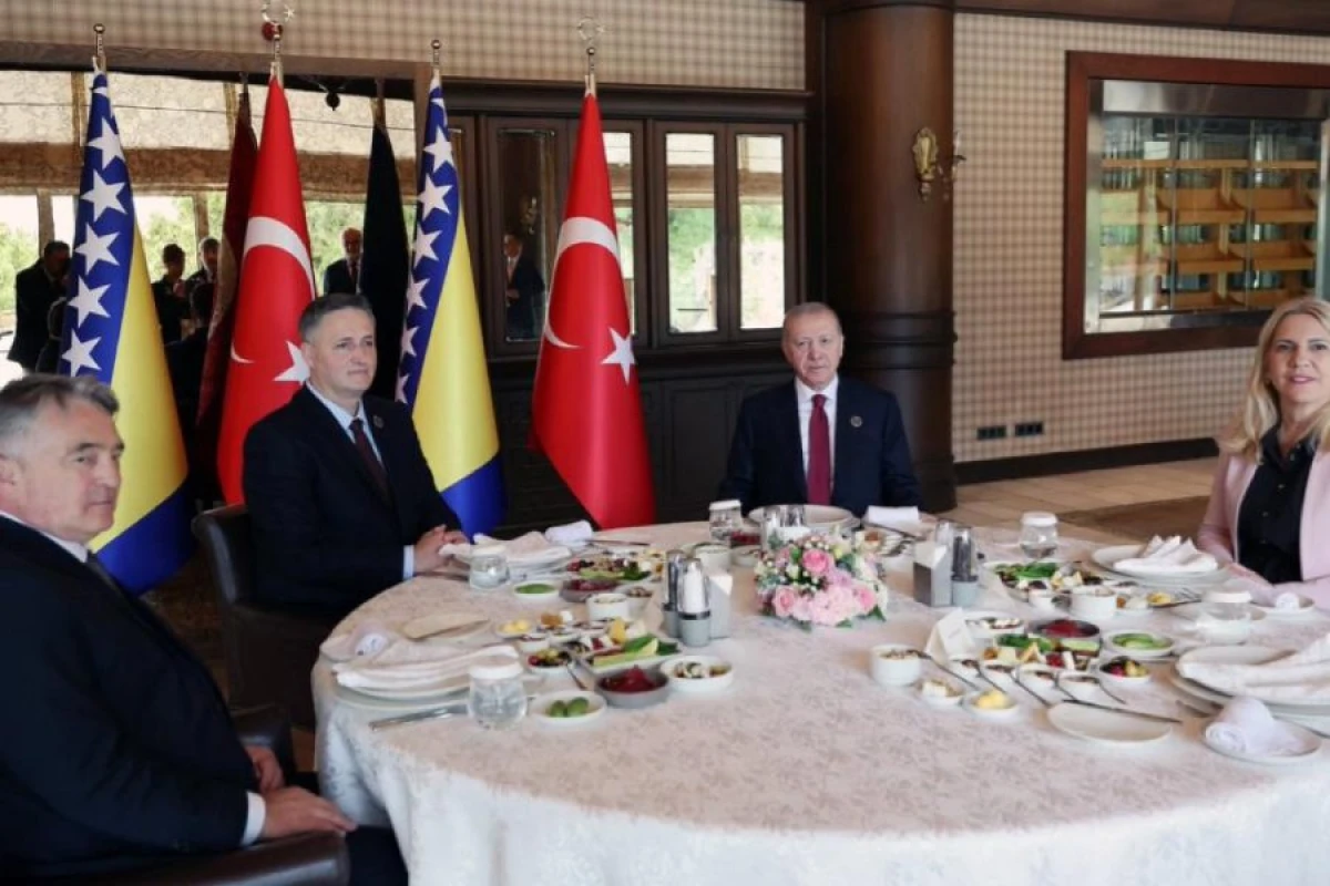Ərdoğan Bosniya və Herseqovina nümayəndə heyəti ilə görüşdü
