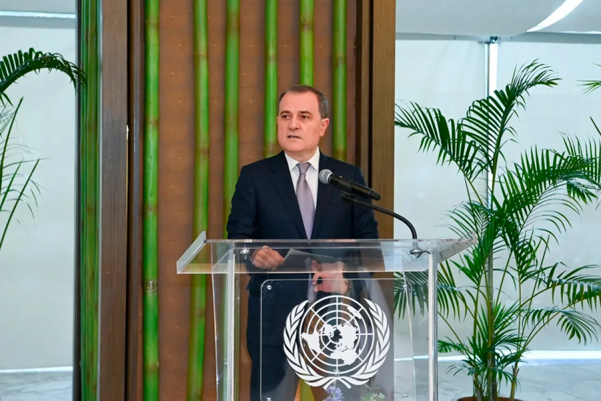 Ceyhun Bayramov BMT tədbirində iştirak etdi