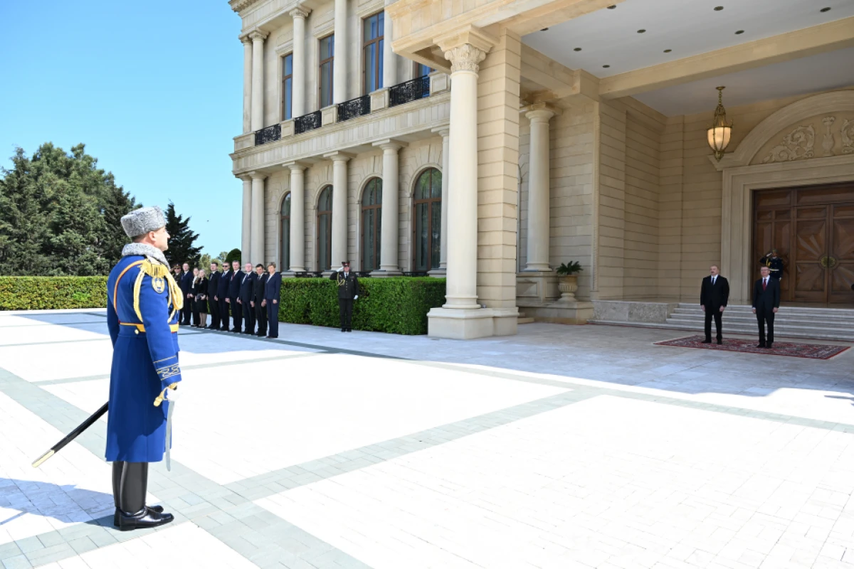 Latviya Prezidentinin rəsmi qarşılanma mərasimi oldu — 11