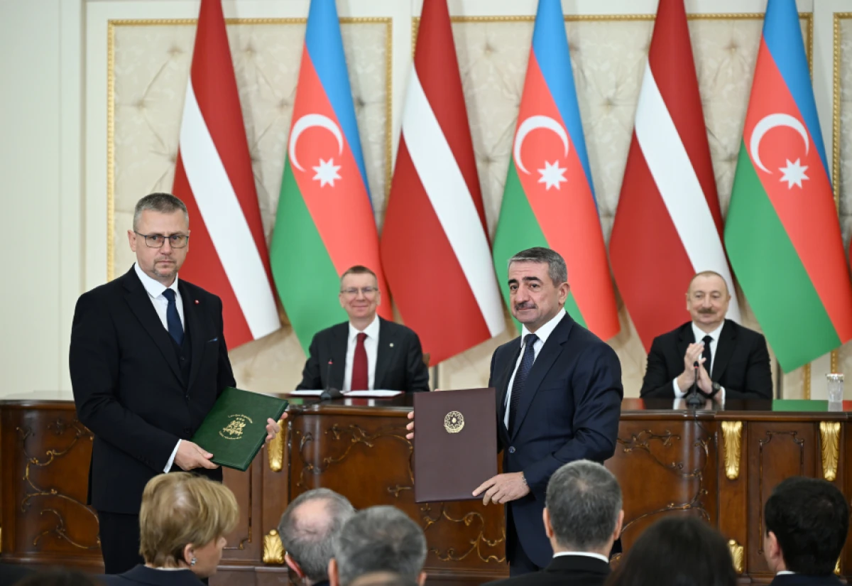 Azərbaycan-Latviya sənədləri mübadilə edildi - YENİLƏNDİ — 1