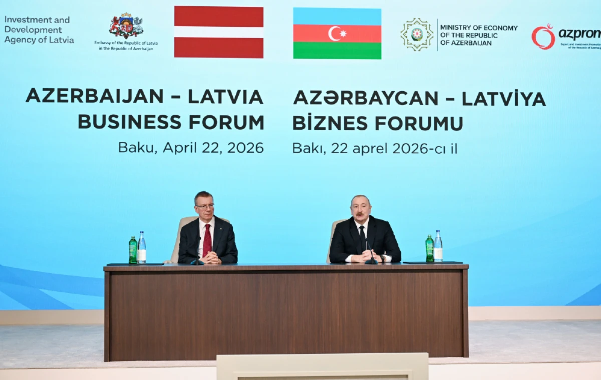 Bakıda Azərbaycan-Latviya biznes-forumu keçirildi- Yeniləndi — 3