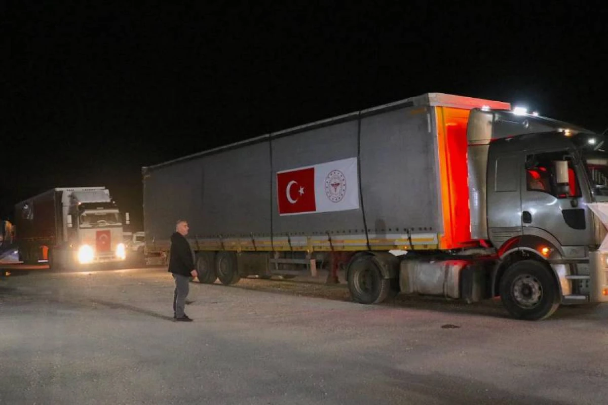 Türkiyə İrana tibbi ləvazimatlardan ibarət yardım göndərir