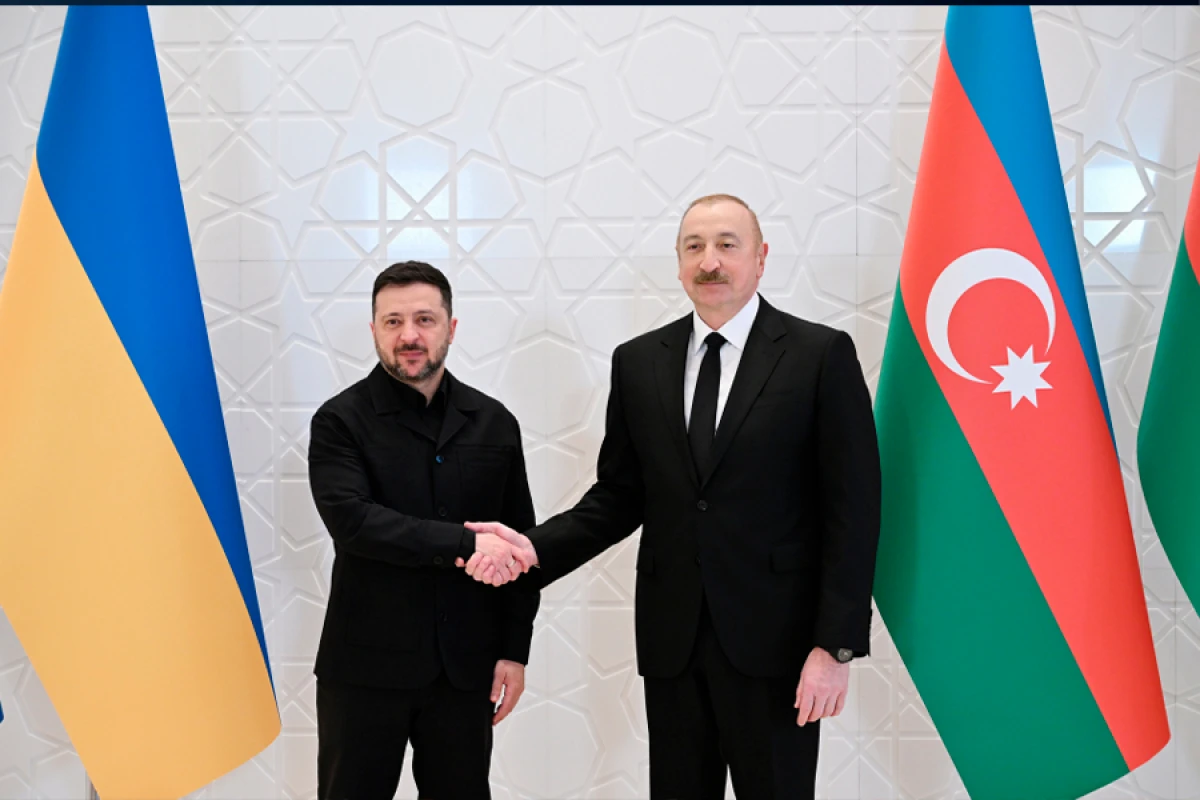 Ukrayna Prezidenti Volodimir Zelenski Azərbaycanda işgüzar səfərdədir