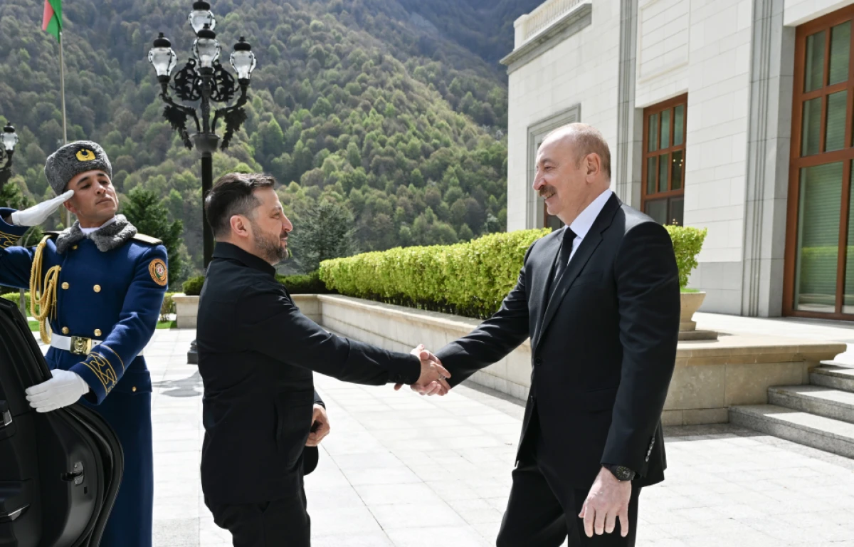 Ukrayna Prezidenti Volodimir Zelenski Azərbaycanda işgüzar səfərdədir — 4