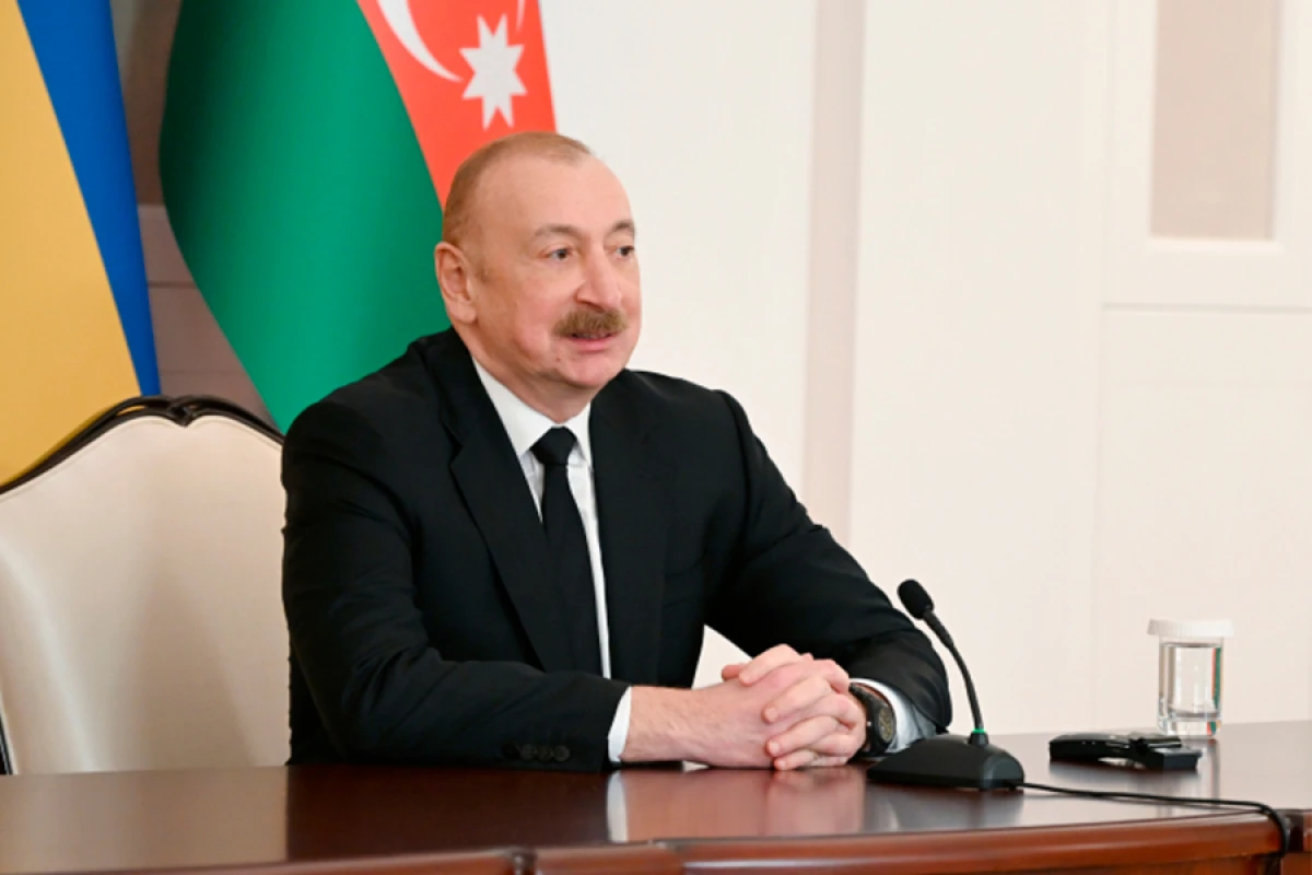 Prezident: Ukrayna ilə əməkdaşlığımızın çox güclü siyasi təməli var