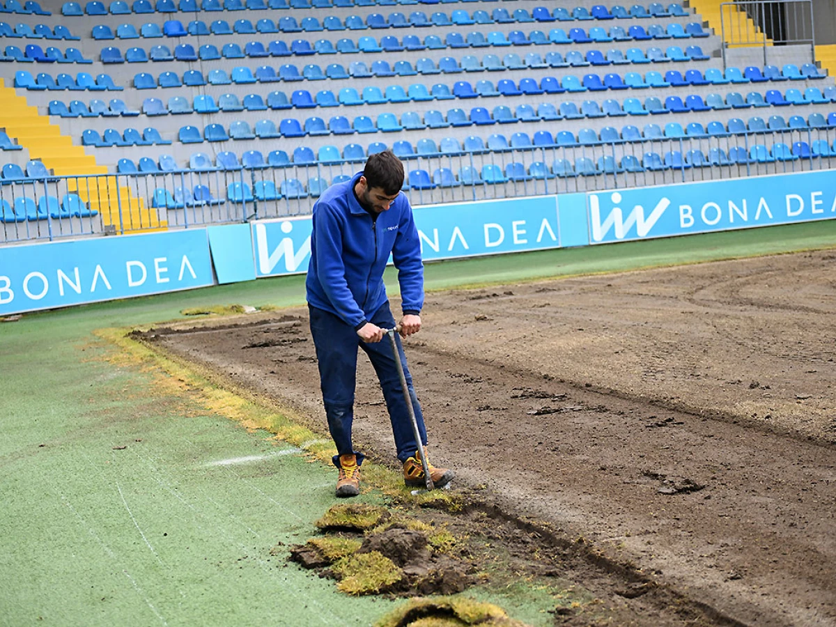 UEFA dəstəyi ilə arena yenidən qurulur! — 7