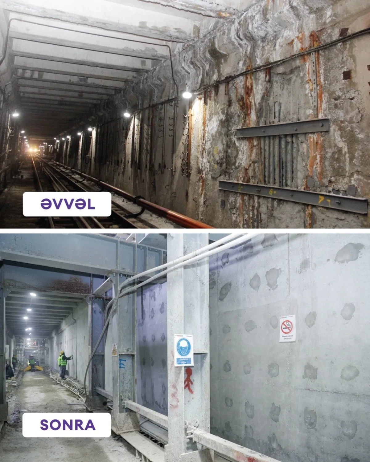 "Həzi Aslanov" metrostansiyasında görülən işlərə dair son vəziyyət açıqlandı — 2