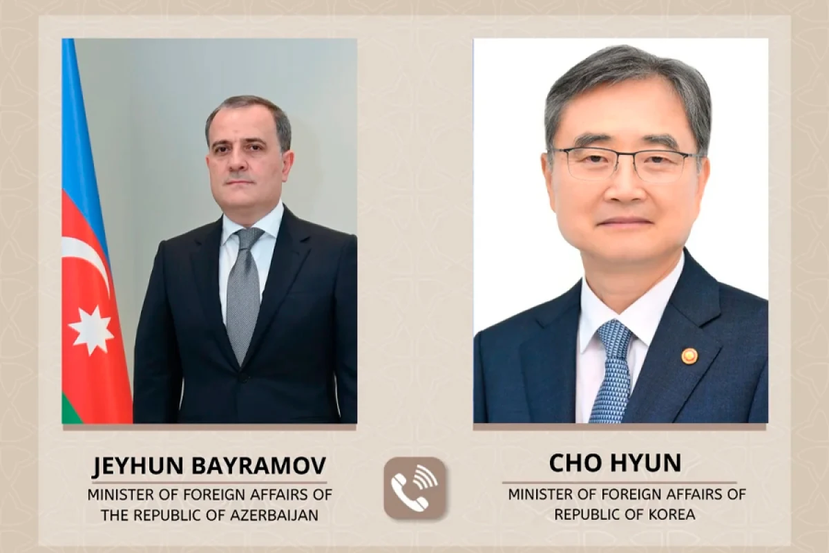 Ceyhun Bayramov koreyalı həmkarı ilə müzakirələr apardı
