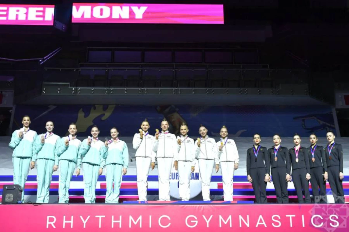 Bədii gimnastika üzrə Avropa Kubokunda növbəti mükafatçılar bəlli oldu