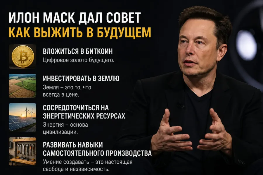 «У вас осталось всего 3 года» — Илон Маск дал совет, как выжить