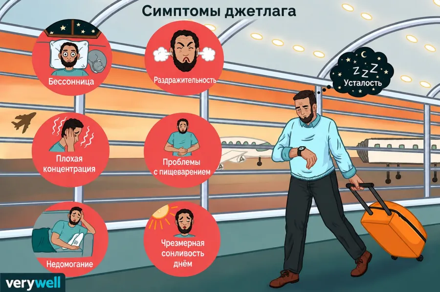 Социальный джетлаг(jetlag) может нарушить режим сна
