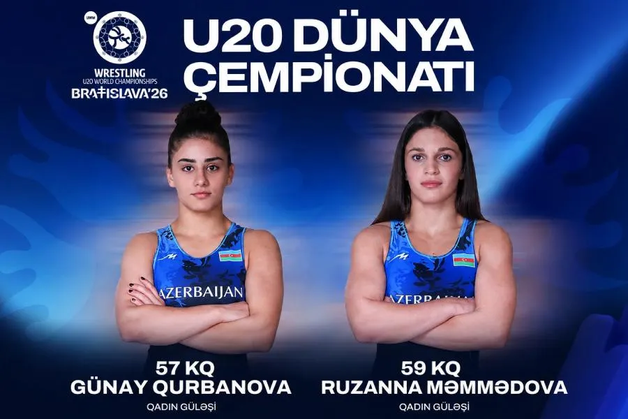İki qadın güləşçimiz U-20 dünya çempionatının finalında!