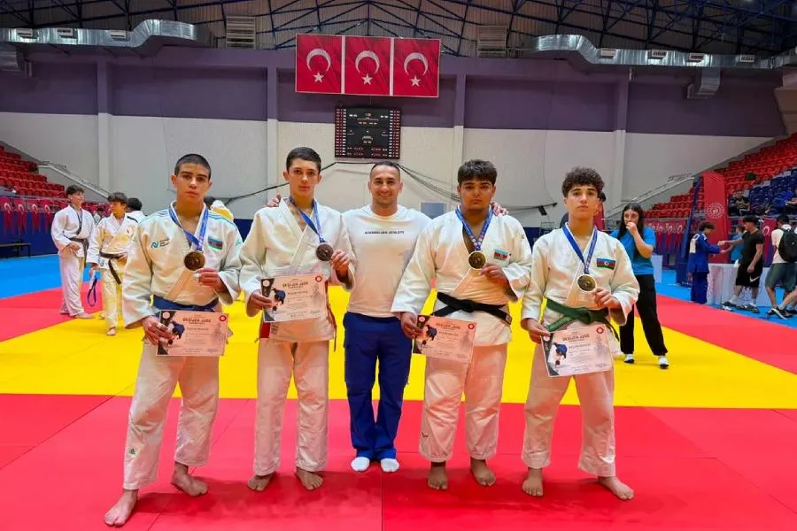 Azərbaycan cüdoçuları Türkiyəni fəth etdi: 4 idmançı, 4 medal!