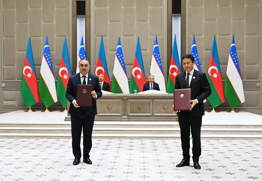 Daşkənddə Azərbaycan və Özbəkistan sənədlərinin imzalanma və mübadiləsi mərasimi oldu — 7