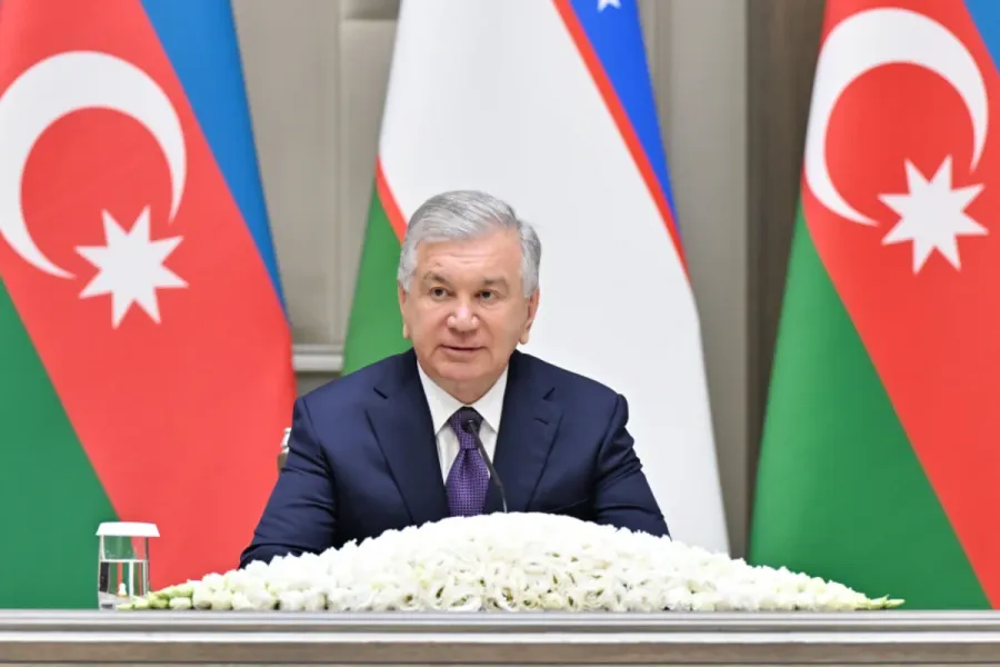 Azərbaycan və Özbəkistan prezidentləri mətbuata bəyanatlarla çıxış etdilər — 5
